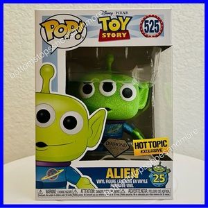 Funko POP! Disney Toy Story Diamond Collection Alien Hot Topic #525 + Protector